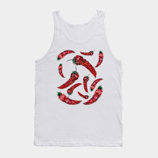 Hot boy. Hot girl. Chili pepper Tank Top